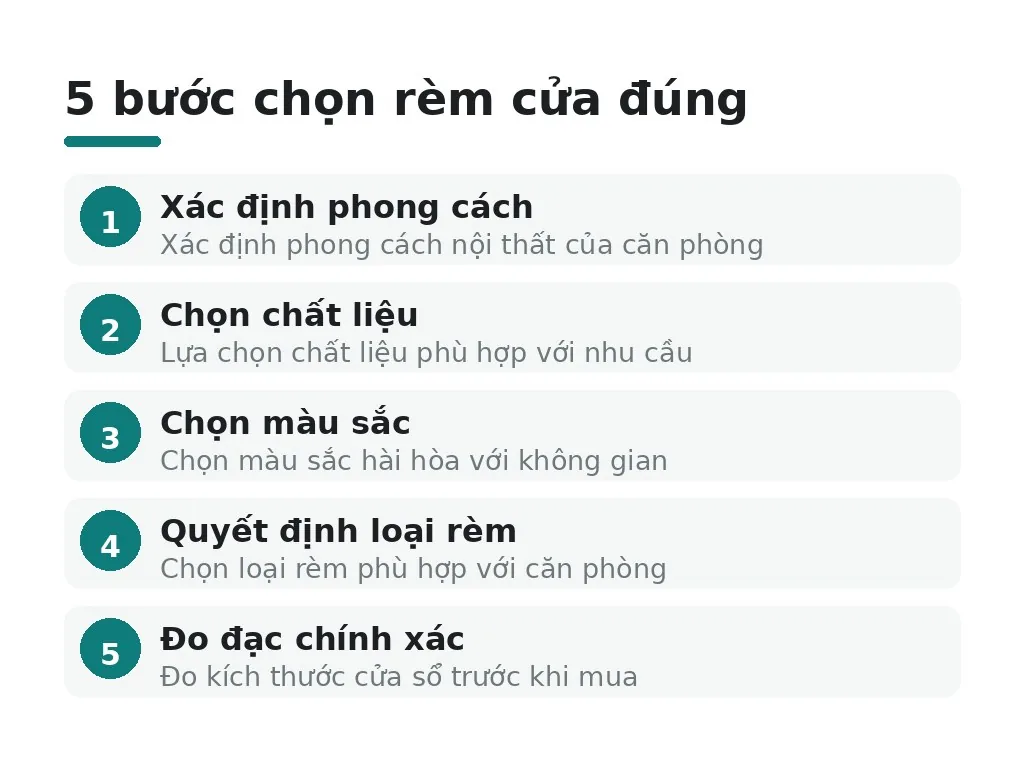 Những hiểu lầm phổ biến nào cần tránh khi chọn rèm?