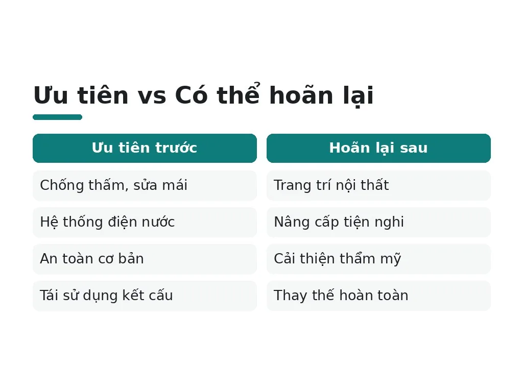 Mẹo tiết kiệm chi phí cải tạo nhà