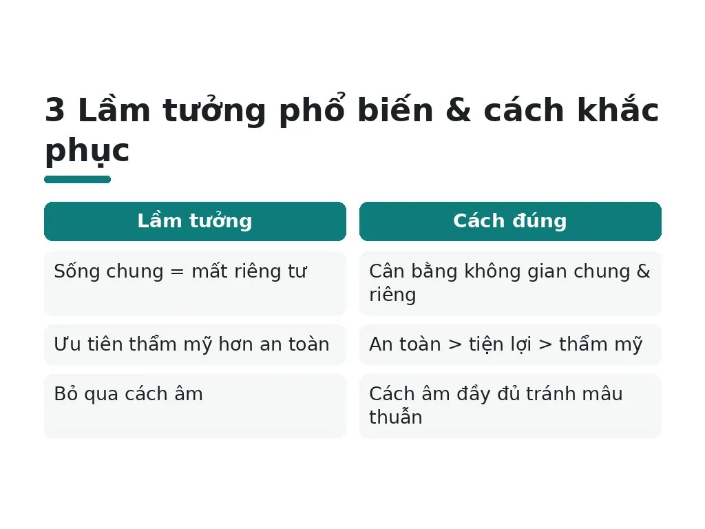 Hiểu lầm phổ biến khi thiết kế nhà cho gia đình 3 thế hệ