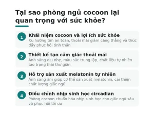 Tại sao phòng ngủ cocoon lại quan trọng với sức khỏe?